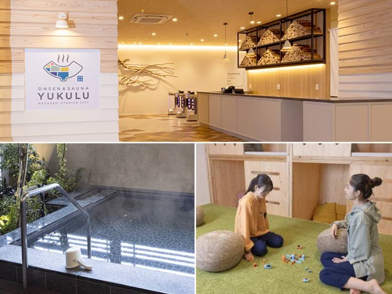 【併設入浴施設　「YUKULU」リラクゼーションスペース※有料】秘密基地のように楽しめる半個室型や、ゆったりと過ごせるソファエリアなど