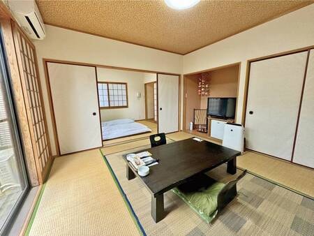 【あさぎり客室/例】全室離れで専用半露天風呂付き。清潔件に溢れた広々14畳和室