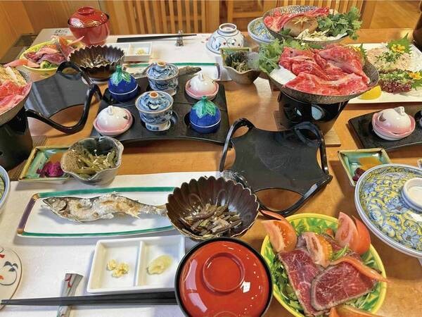 旬の食材をつかった料理でおもてなし
