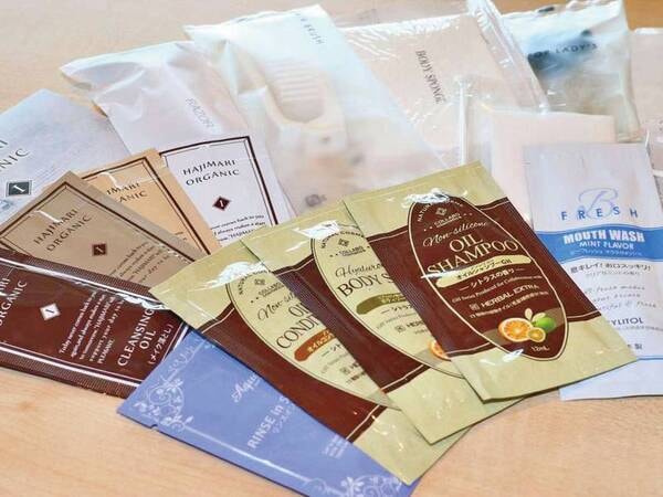 アメニティバイキング 約18種類をご用意