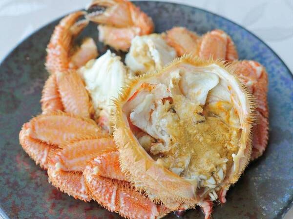 【夕食/例】オホーツク産の毛蟹を堪能!