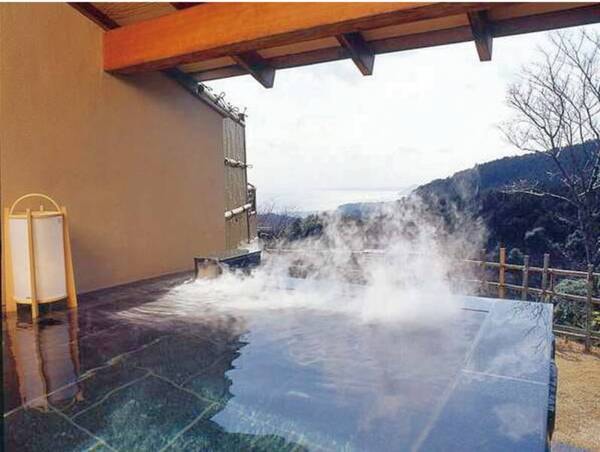 客室露天風呂 室生