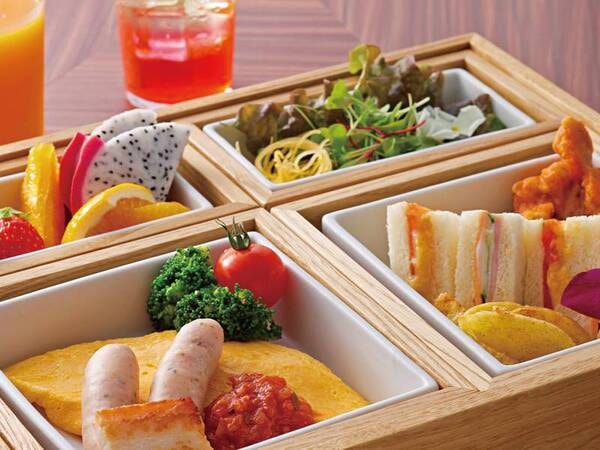 【朝食一例】色とりどりの食材で一日に彩りを。