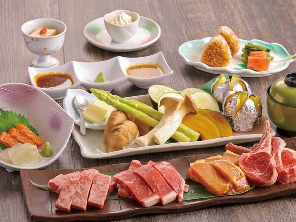 【スタンダード焼肉会席の夕食/例】