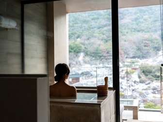 Mt.Resort 雲仙九州ホテル／雲仙地獄を望む全室半露天風呂室付！※館内に大浴場はございません
