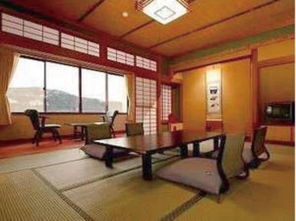 日本一の清流あらかわを望む「ふじの間」