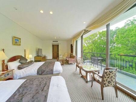 【プレミアムクラシックツイン】48平米の広々としたお部屋タイプでございます。/一例