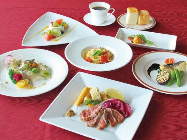 【創作イタリアンライトコース/例】加賀の旬食材を使用したイタリアンコース