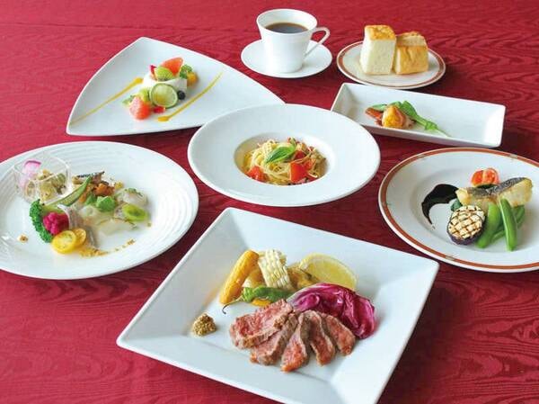 【創作イタリアンライトコース/例】加賀の旬食材を使用したイタリアンコース