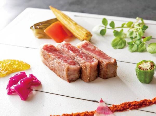 【夕食/例】アラカルト形式で一流の料理人が手掛けるお料理をオールインクルーシブでご提供。