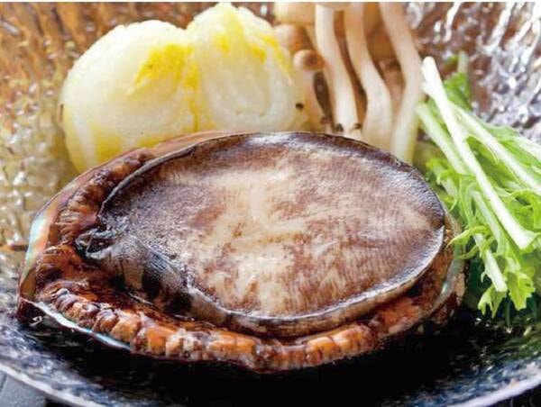 アワビと佐賀産和牛のWメイン会席/例