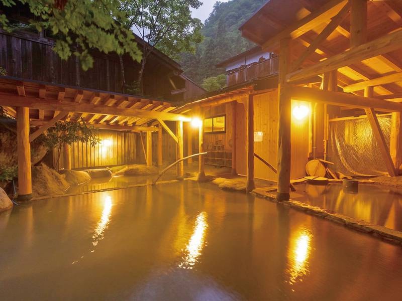 大浴場露天(夕刻)男湯