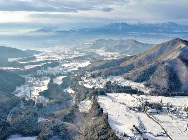 【冬の高山村の景色/例】