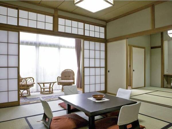 【基本プラン】家族に嬉しいゆったり和室/例 二間続きのお部屋で広々とお過ごしください