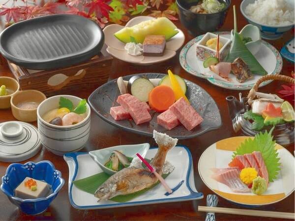 【スタンダード/例】信州牛×飛騨牛に舌鼓♪信州食材を贅沢に使用した人気の基本会席