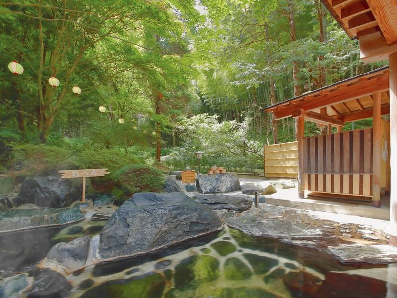 【庭園露天風呂「竹林」（混浴※女性専用時間有）】