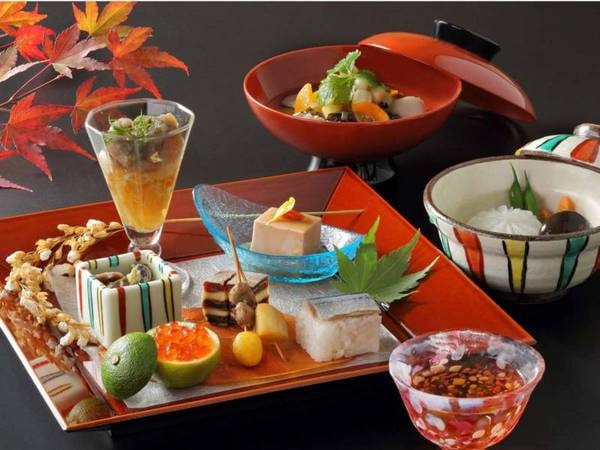 会津の伝統料理と和風創作料理の会席/一例