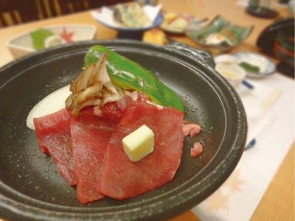 【夕食・会席/例】お好みの焼き加減で味わえる陶板焼き