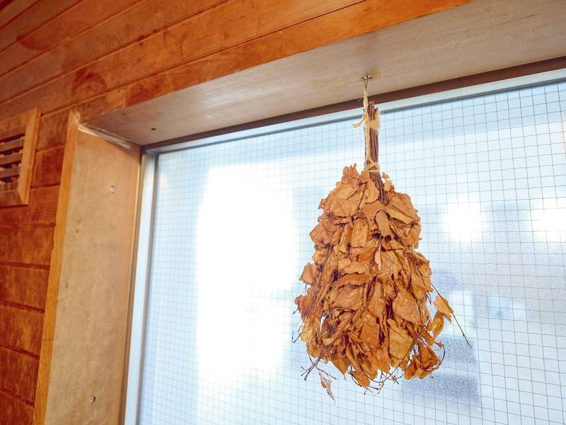 ヴィヒタの香りでリラックスして整うことができます