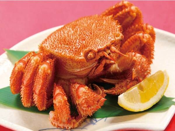 【夕食/例】毛蟹の姿盛り