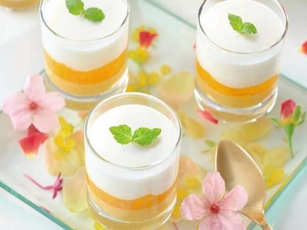 マンゴーの雪解け杏仁/例