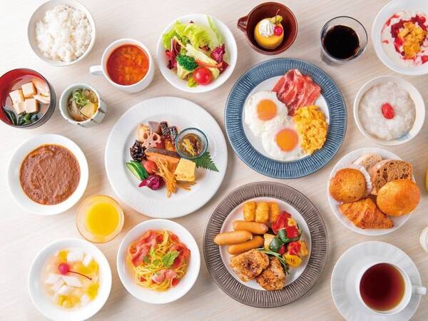 【朝食/例】バリエーション豊かな和洋ビュッフェでお好きなだけ♪
