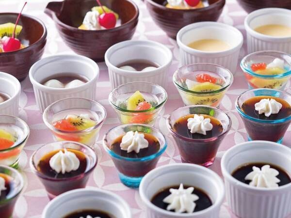 【朝食/例】デザートも数種類から選べる
