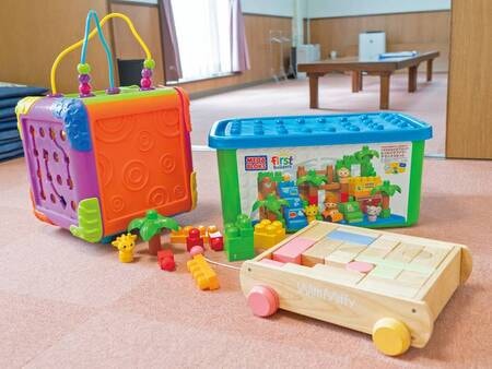 おもちゃ箱付貸切コテージ※おもちゃの持ち帰りはできません